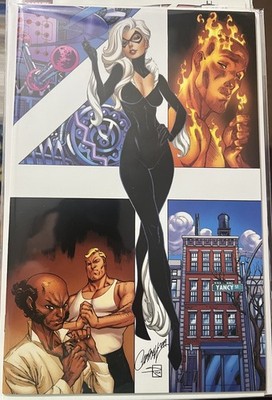 Black Cat #4 Virgin J Scott Campbell Exclusive Variant Marvel Comics Nm