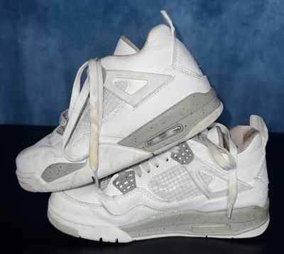 Air Jordan 4 white Oreo cement size 14 NIKE AIR JORDAN 4 WHITE OREO BLACK CEMENT CT8527-100 SIZE 13  main image 4