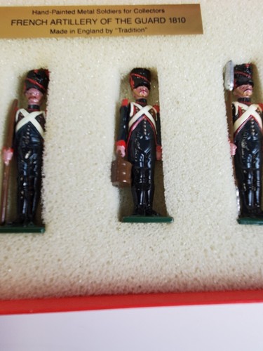 Tradition Toy Soldiers French Artillery Of The Guard Hand Painted England MIB - Picture 6 of 13