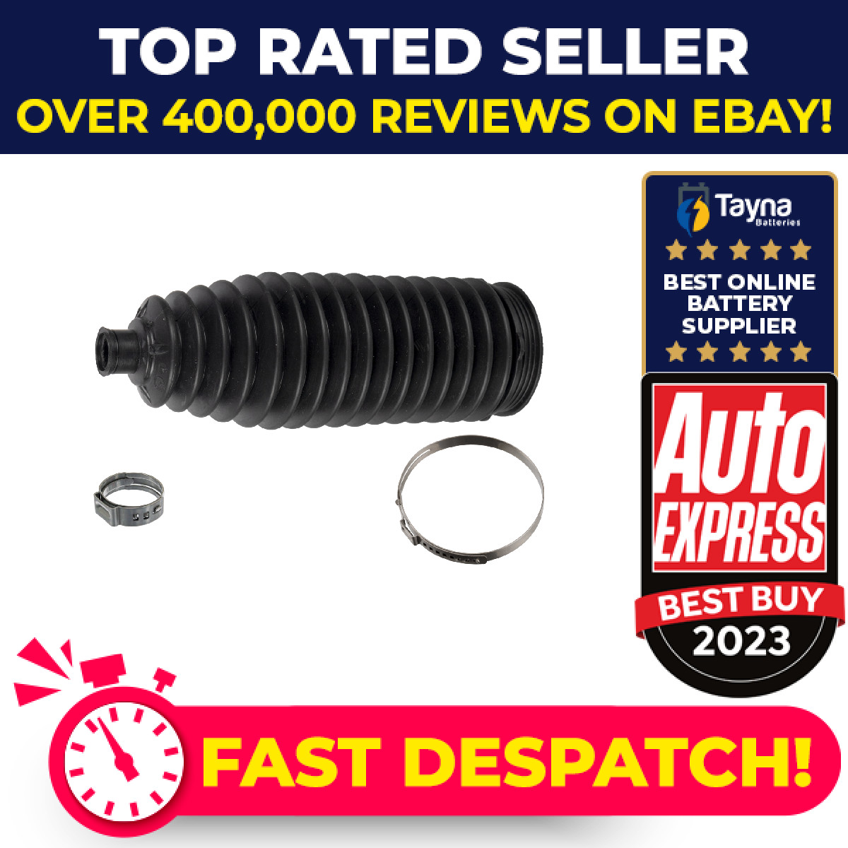 Steering Rack Boot fits PEUGEOT 508 Mk2 1.2 1.6 1.5D 2.0D 2018 on Gaiter Bellow