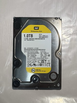 Western Digital WD1004FBYZ 1TB 7200 RPM SATA 6 Gb/s 3.5  Enterprise HDD