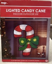 Design Group Lighted Candy Cane - Indoor/Outdoor, 10 Mini Light Bulbs