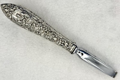 Vintage niederländischer stark versilberter Nussknacker & Box - Hooykaas Schoonhoven 