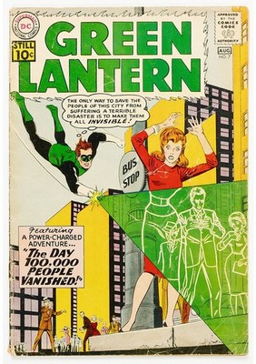 1961 Green Lantern 7 LOWER GRADE