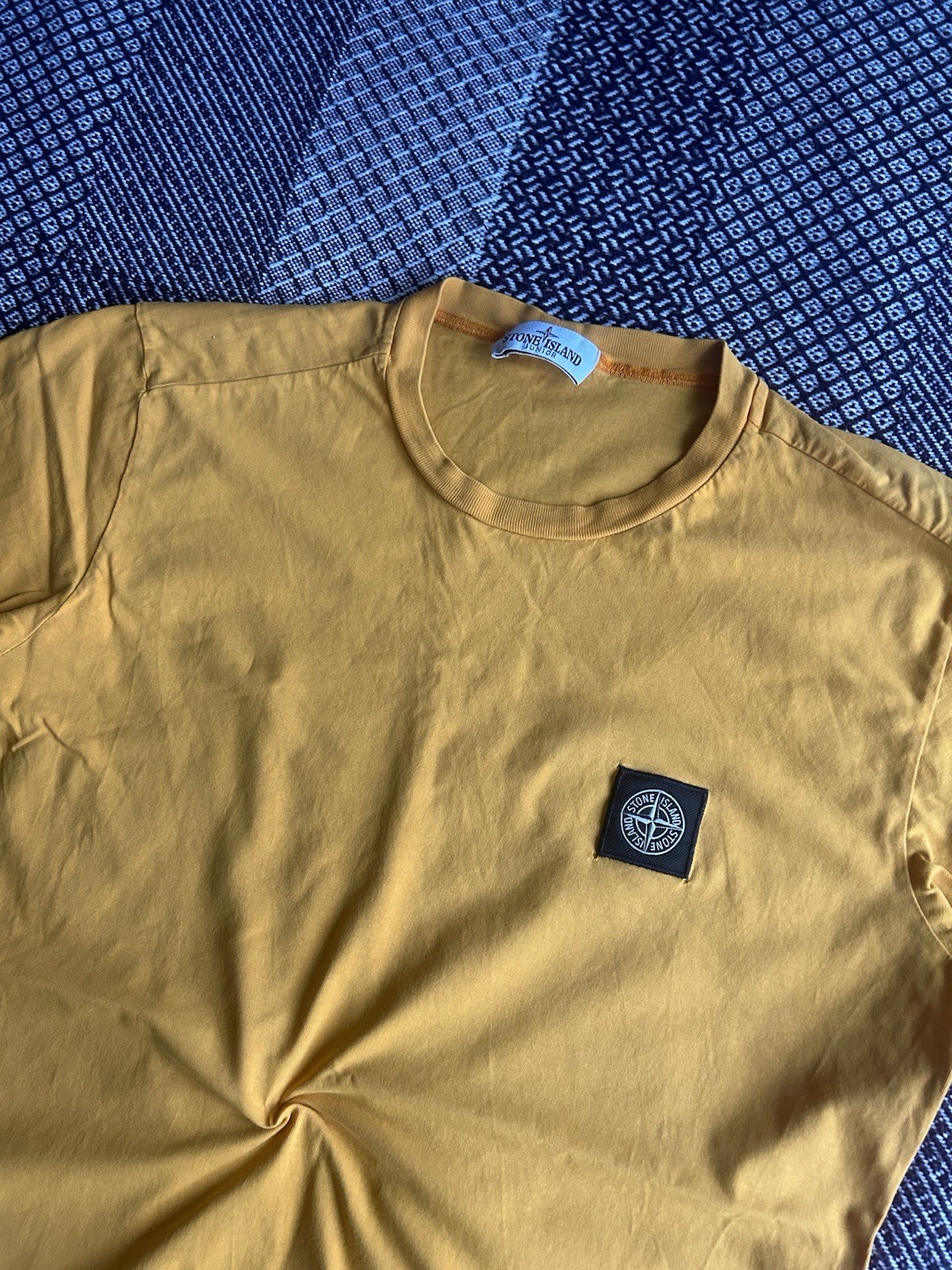 Stone Island Junior Patch Logo Basic T-shirt Men’… - image 3