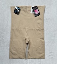 NWT Maidenform High Waist Thigh Slimmer Firm Foundations Control Shapewear Sz XL