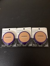 LOT OF 3 COVERGIRL ADVANCED RADIANCE AGEDEFYING PRESSED POWDER 120 NATURAL BEIGE