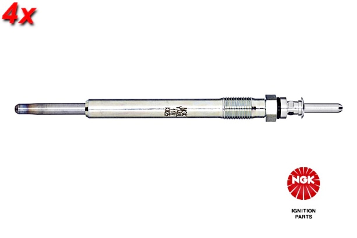 NGK 4x Glow Plug For KIA Carens II OPEL Astra G SAAB 9-3 VAUXHALL 95-09 1214457