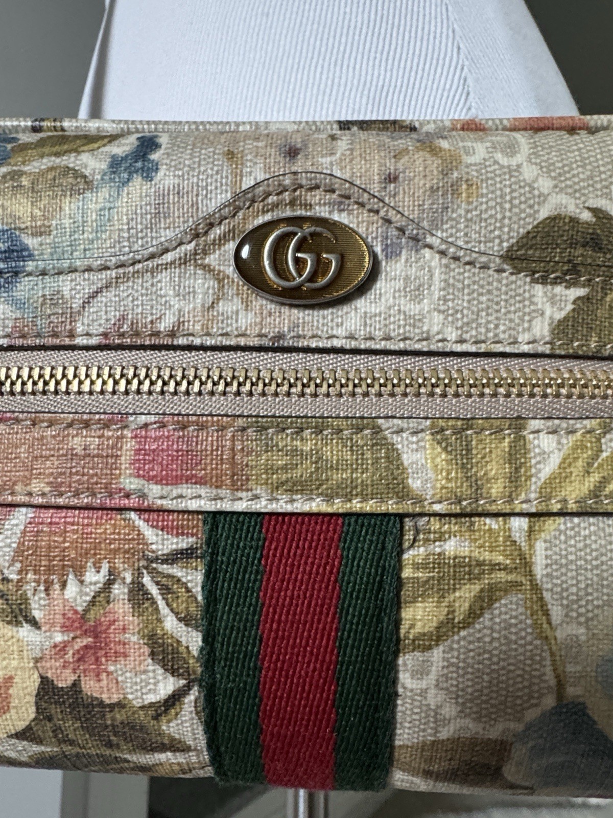 Auth Gucci Flora Ophidia GG Canvas Web Detail Crossbody Bag Small image 3