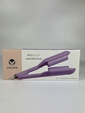 -NEW Open Box- Calista Bodywaver Iron Large Wave Styler Lavender Color