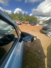 Nissan Note 2015/2020 Driver Side Electric Wing Mirror In Blue