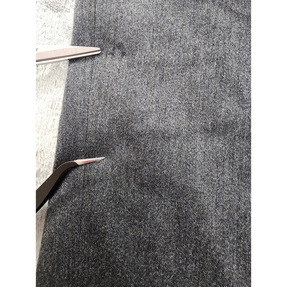 Винтажная шерстяная плиссированная юбка-карандаш Liz Claiborne размер 4 серая офисная карьерная опрятная - Изображение 3 из 4