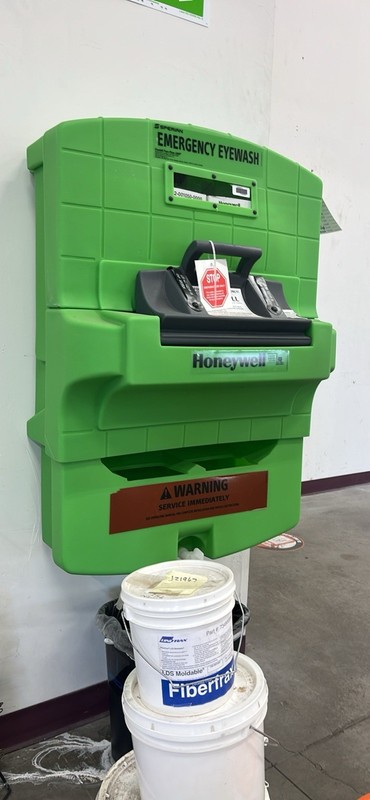 Fendall Pure Flow 1000 emergency eye was stations by Honeywell