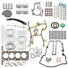 Gasket Piston Bearing Timing Chain Set Fit For Buick Chevrolet 2011-2016 1.4L