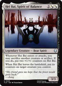 Hei Bai, Spirit of Balance 225 Avatar: The Last Airbender Uncommon NM