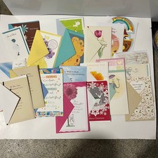 American Greetings Card Lot Assorted Occasions Wedding Sympathy Birthday 21 ct