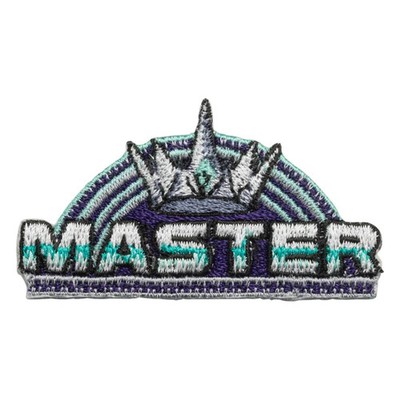 Capcom Store GRAPHT Street Fighter 6 Embroidered Sticker MASTER Rank Badge