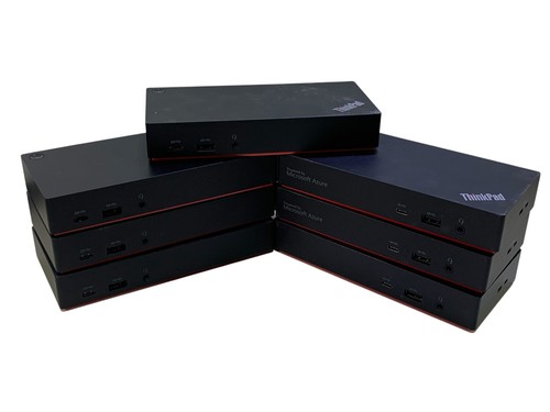 SET BESTEHEND AUS 7: LENOVO THINKPAD USB-C DOCK Gen2 (3x) LDA-KP+ (4x) LDC-G2 - OHNE AC