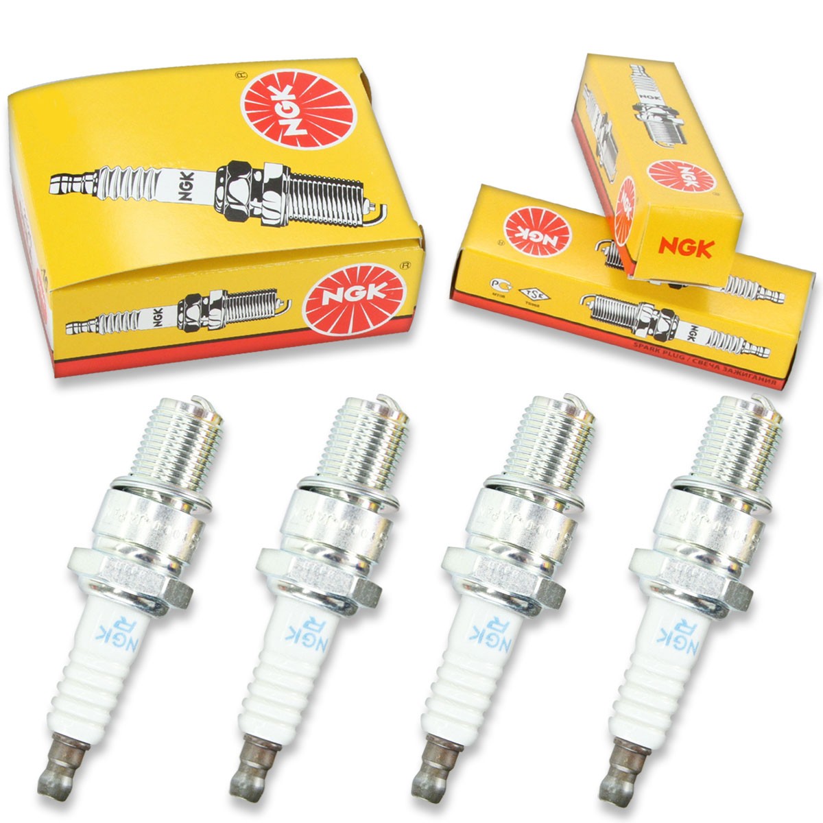 4pcs 1999 Yamaha VX700 VMAX 700 NGK Standard Spark Plugs 696cc 42ci Kit Set gu