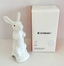 RARE Le Creuset Easter Bunny Pie Vent Bird Fu...