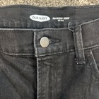 Old Navy Women’s Denim Mid Rise Boyfriend Shorts Black 6 — photo 2