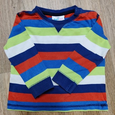 gestreiftes Langarm-Shirt Topomini, Gr. 86