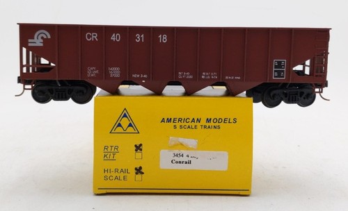Coche tolva American Models 3454 escala S Conrail 4 bahías #403118 LN/caja | Zustand: Used