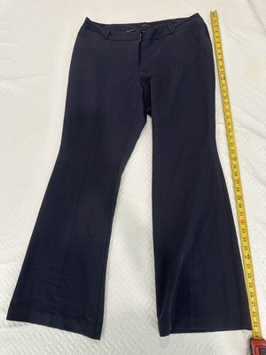 Worthington Curvy Fit Navy Dress Pants Size 16 Bootcut Career Office Stretch