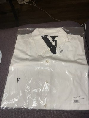 Vlone White Button Up Shirt Size xl New Sealed In Bag