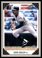 Ozzie Guillen 1991 Leaf #331 Cubs MLB READ FREE SHIPPING AutographDen