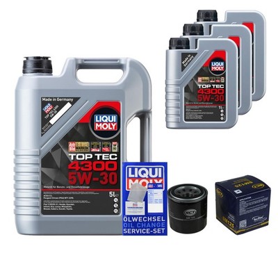 SCT Ölfilter 8 L Liqui Moly Top Tec 4300 5W-30 für Hyundai i30 FD 1.4
