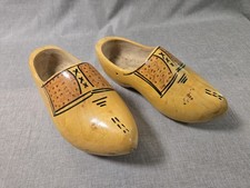 Vintage Wooden Shoes Dutch Clogs Klompen Made in Holland 50 Years Ago
