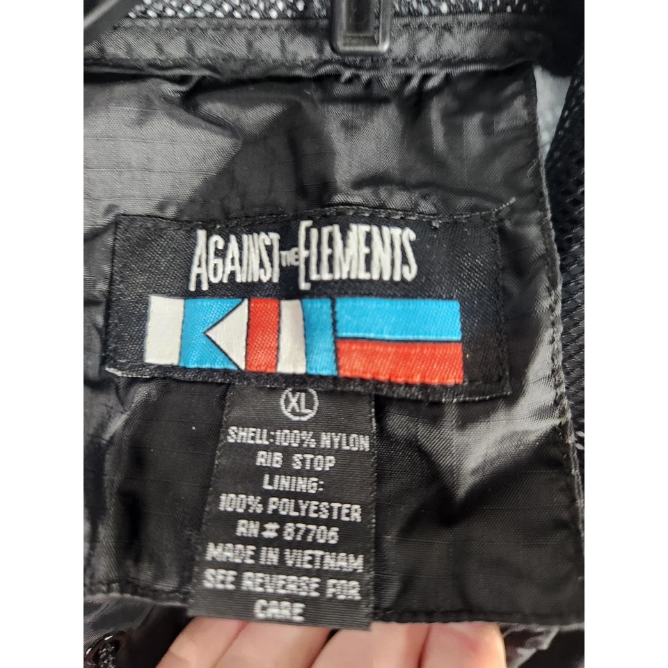 Pullover cortavientos con capucha Against The Elements para hombre XL Foto 4 de 4