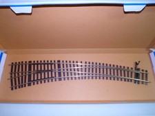 Lenz Spur 0 45034 Bogenweiche links mit Weichenhebel siehe Foto in OVP PK5021