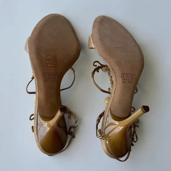 Сандалии на каблуках с подвесками Giuseppe Zanotti 39,5 - Изображение 4 из 4