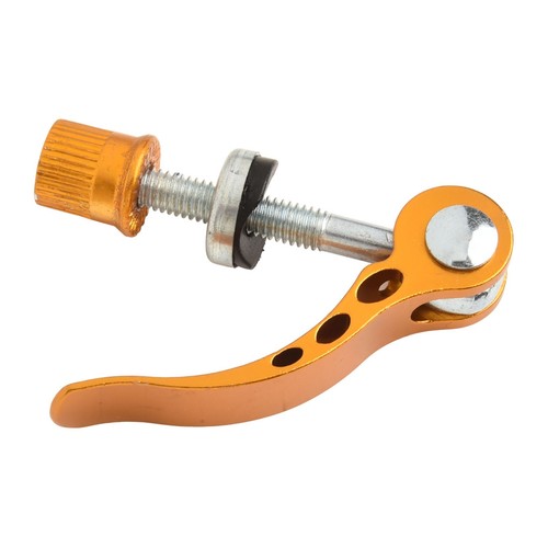 Bike Seatpost Clamp Skewer Bolt Clip Easy Adjustable Quick Release Lever - Picture 19 of 119