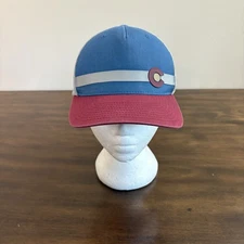 yupoong snapback classic Hat State Of Colorado Red EUC #94