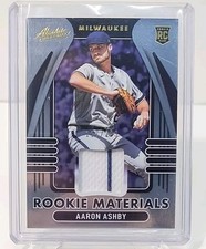 2022 Absolute Rookie Materials #ARM-AA Aaron Ashby 117/299 MLB Milwaukee Brewers