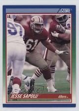 1990 Score Jesse Sapolu #424 0z3d