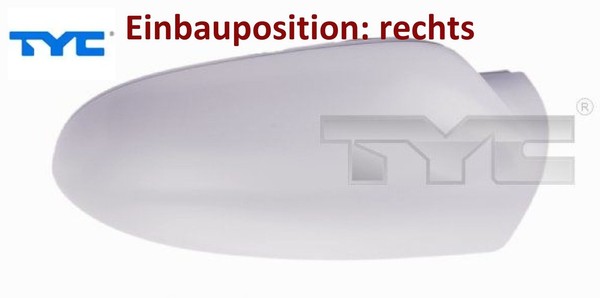 TYC 337-0153-2 Abdeckung FüR AußEnspiegel Rechts FüR VW-image
