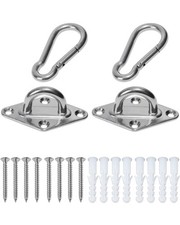 1000 lb Capacity Heavy Duty Hammock Hanging kit 2Pcs Swing Hanger Porch Swing...