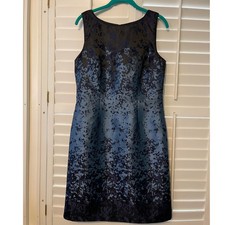 Mario Serrani Italy size 6 dress blues black ...
