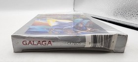 Galaga (Atari 7800) Box Crushing W/ Original Plastic - Game W/ Box - Manual Wear
