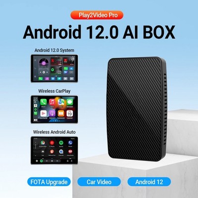 Otto All-in-1 Ai Box Wireless CarPlay/Android Auto Adapter Built in Youtube TK