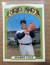 1972 Topps - Boston Red Sox P. Sparky Lyle Card  #259! Nice Vintage Card For All