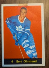 1960-61 Parkhurst #4 Bert Olmstead Toronto Maple Leaf Hockey Card