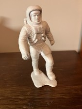 Vintage Louis Marx Astronaut, 1970 6" Tall, White Walking Astronaut