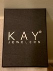 NEW *BRILLIANT* Kay Jewelers Sterling Silver Lab Created White Sapphire Earrings — photo 5