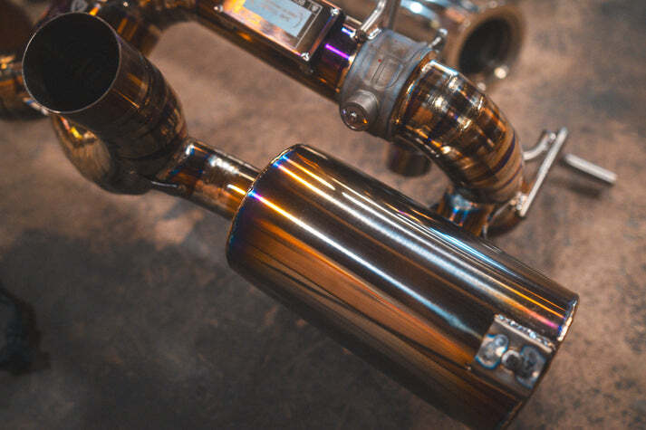 Valvetronic Designs TiTANIUM Catback Valved Sport Exhaust for Ferrari 458 Italia