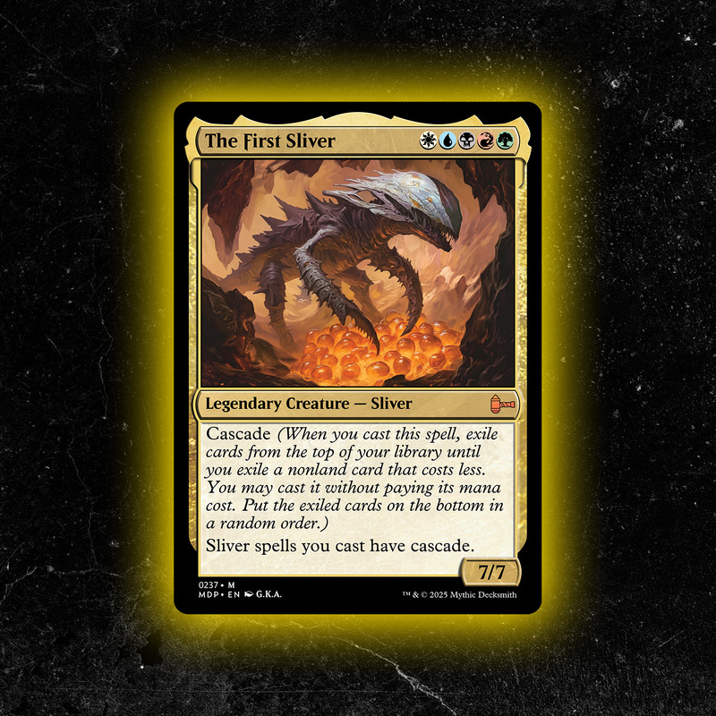 The First Sliver - Custom Magic: The Gathering Card - High-Quality